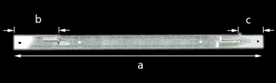 GUDGEON BOLT ON DOUBLE PIN