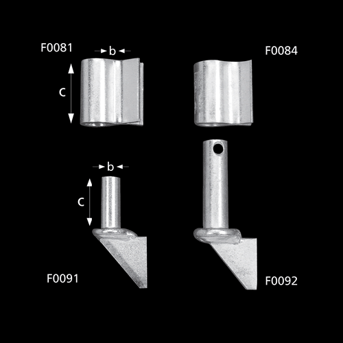 WELD ON SOCKET AND PIN