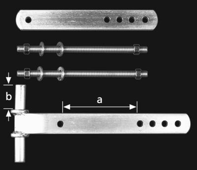 CONCRETE POST SET (TWO WAY)